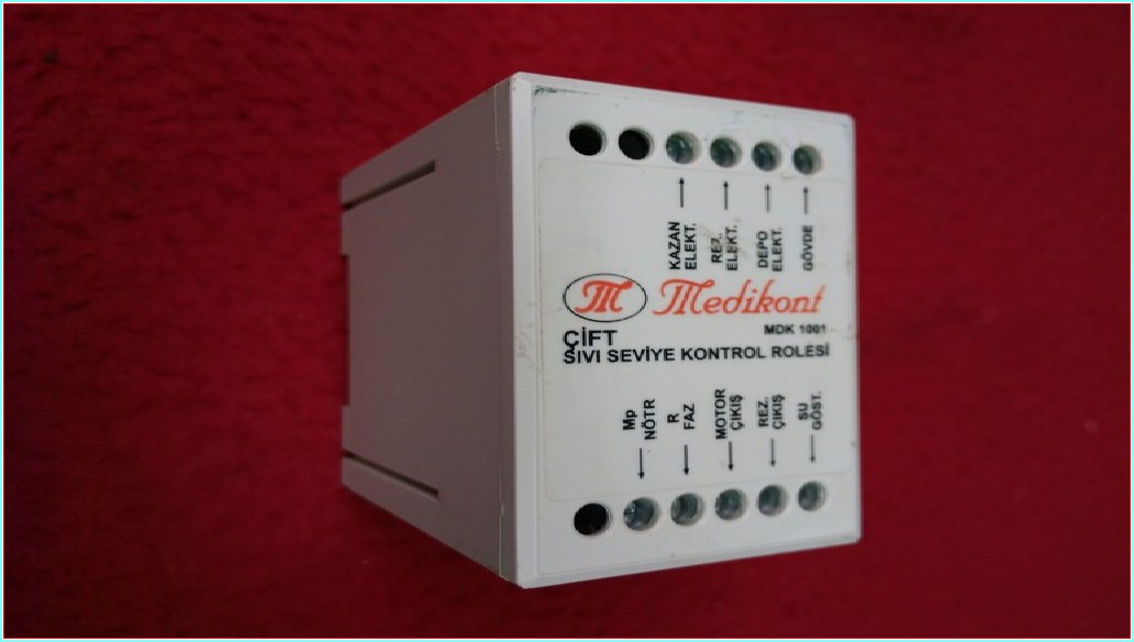 MEDİKONT MDK 1001 ÇİFT SIVI SEVİYE KONTROL RÖLESİ