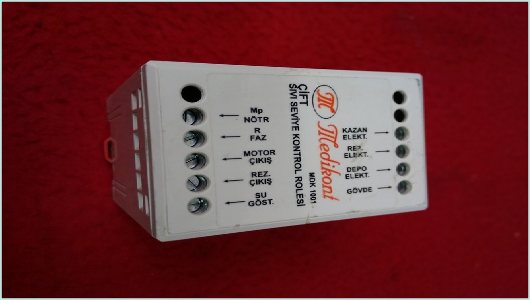 MEDİKONT MDK 1001 ÇİFT SIVI SEVİYE KONTROL RÖLESİ