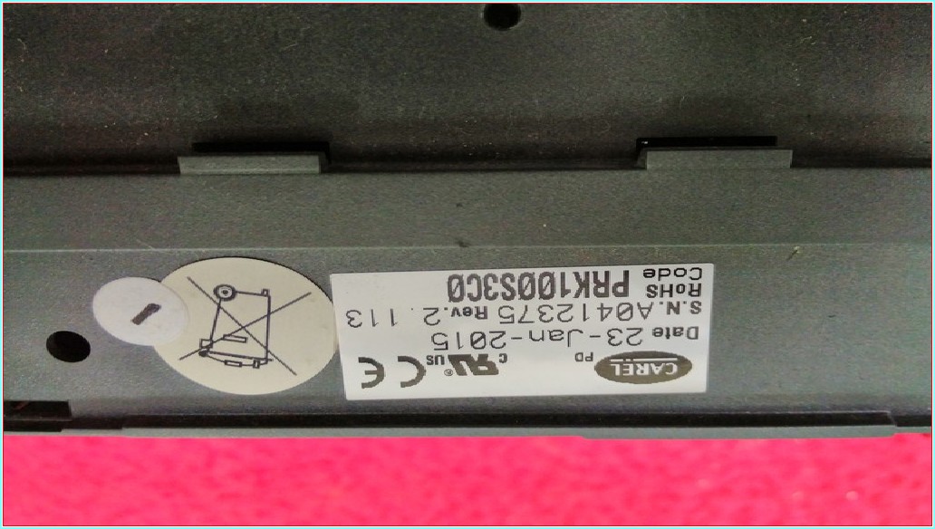 CAREL PRK100S3C0 PR100 COMPRESSOR RACK CONTROLLER