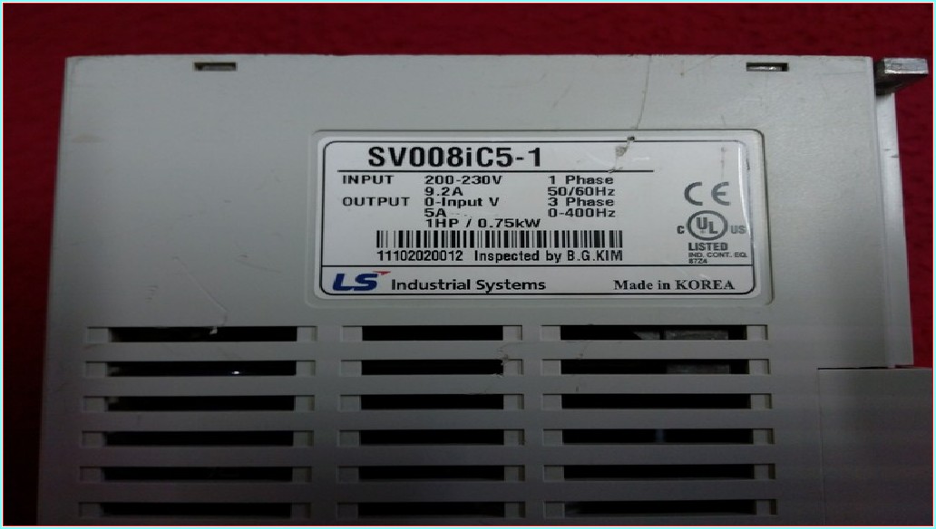 LS SV008İC5-1 0,75 KW SÜRÜCÜ