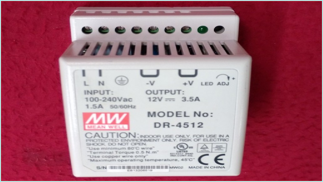 MW DR-4512 12V 3,5A GÜÇ KAYNAĞI 3,5 AMPER POWER SUPPLY