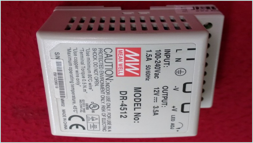 MW DR-4512 12V 3,5A GÜÇ KAYNAĞI 3,5 AMPER POWER SUPPLY