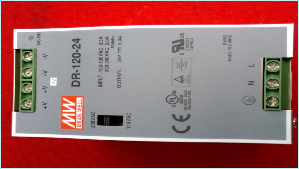 MW DR-120-24 24V 5A GÜÇ KAYNAĞI POWER SUPPLY