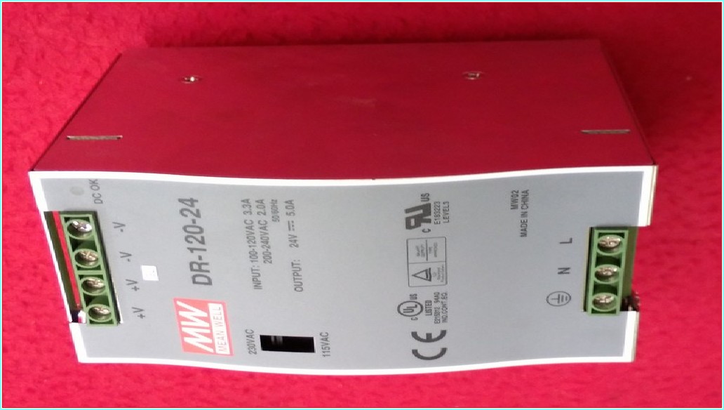 MW DR-120-24 24V 5A GÜÇ KAYNAĞI POWER SUPPLY