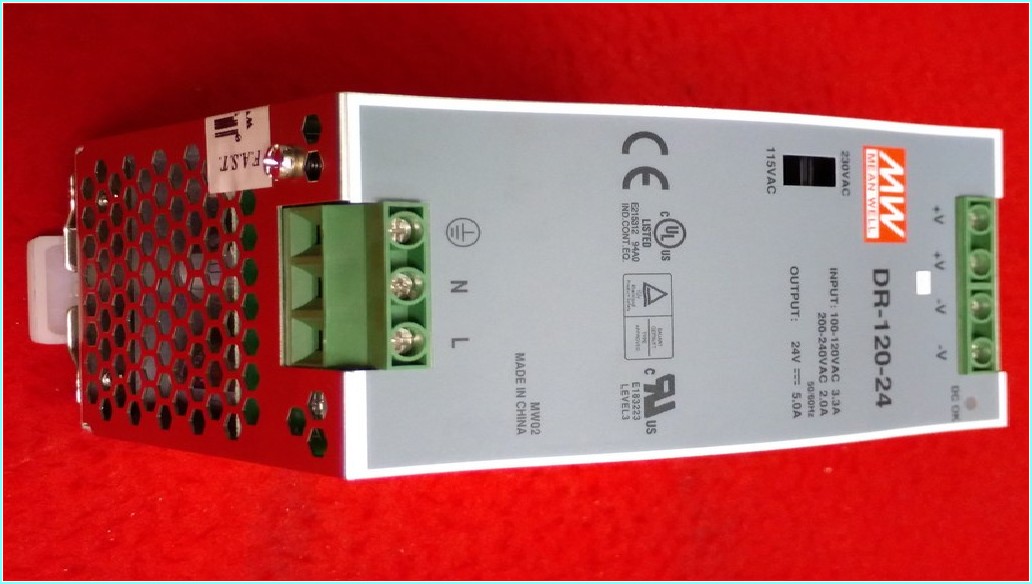 MW DR-120-24 24V 5A GÜÇ KAYNAĞI POWER SUPPLY