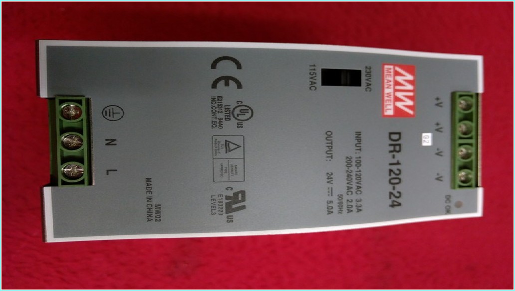 MW DR-120-24 24V 5A GÜÇ KAYNAĞI POWER SUPPLY