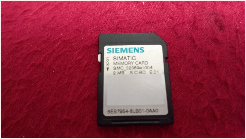 SIEMENS 6ES7954-8LB01-0AA0 6ES7 954-8LB01-0AA0 SIMATIC 2MB MEMORY CARD