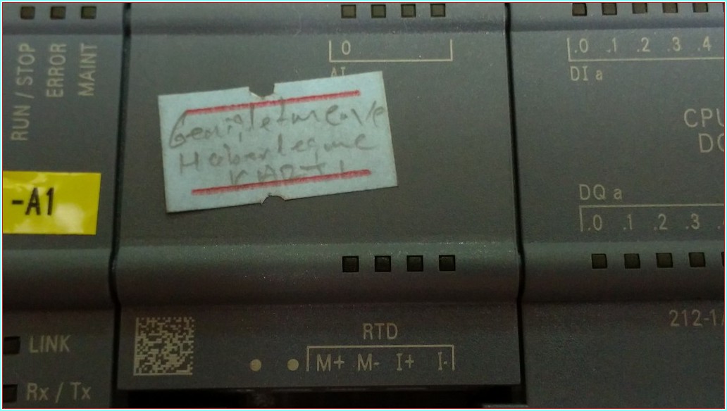 SIEMENS SIMATIC S7-1200 CPU 1212C DC-DC-DC 2 ADET EK MODÜL 1 ADET MEMORY KART 1 ADET HABERLEŞME MODÜLÜ TAM TAKIM PLC