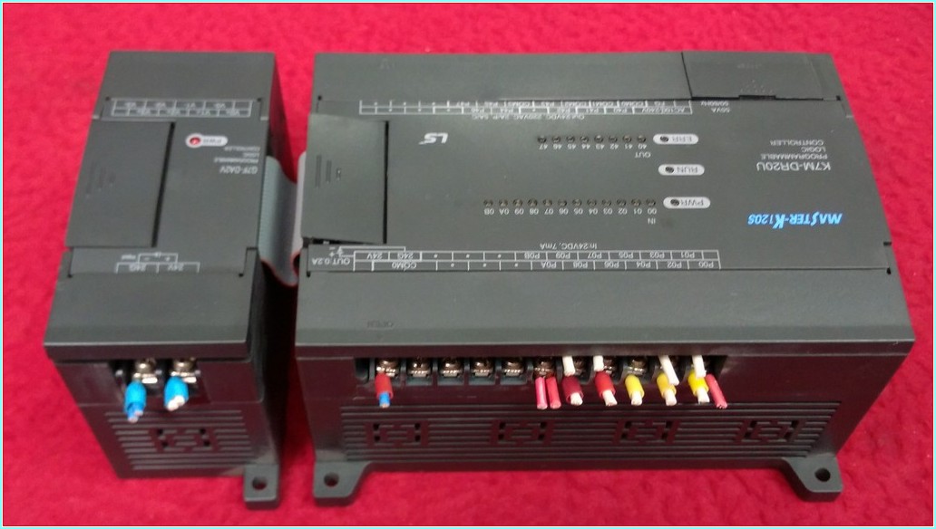 LS  K7M-DR20U MASTER-K120S K7M K7M-DR20 DC INPUT 24VDC PLC CPU