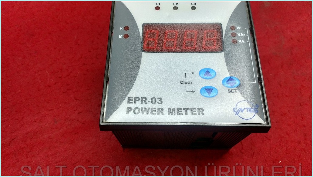 ENTES EPR-03 POWER METER GÜÇ VE ENERJİ ÖLÇER