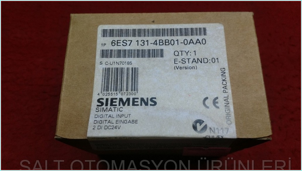 SIEMENS 6ES7 131-4BB01-0AA0 6ES7131-4BB01-0AA0 DIGITAL INPUT SIFIR KUTULU PLC MODÜL