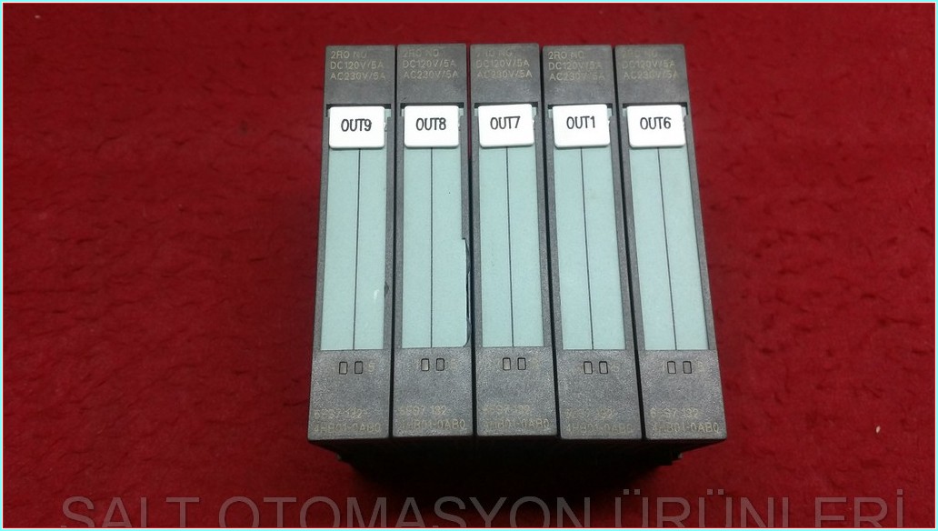 SIEMENS 6ES7 132-4HB01-0AB0 6ES7132-4HB01-0AB0 2RO NO DC120V 5A AC230V 5A SIMATIC S7 MODÜL