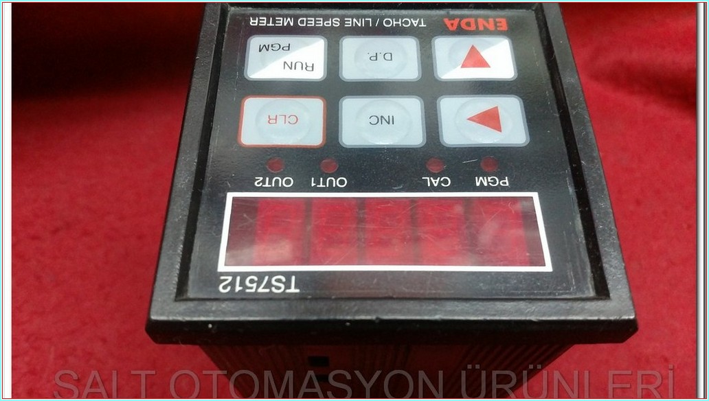 ENDA TS7512 TACHO LINE SPEED METER 5 HANELİ HIZ VE DEVİR SAYICI