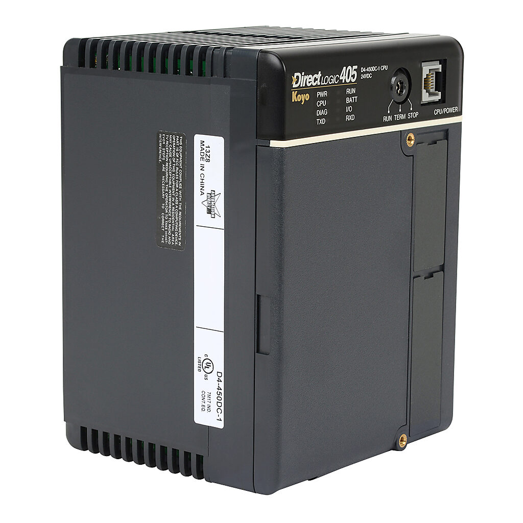 DİRECT LOGİC KOYO 405 D4-450DC-1 CPU 24VDC CPU-POWER MODULE