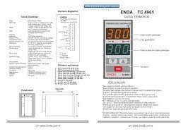 ENDA TC4961 (0-500C) ISI KONTROL CİHAZI