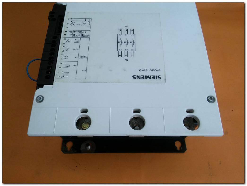 SIEMENS 3RW3468-0DC44 200KW SIKOSTART 3RW34 SOFTSTARTER 3RW3468-ODC44 200 KW YUMUŞAK YOL VERME