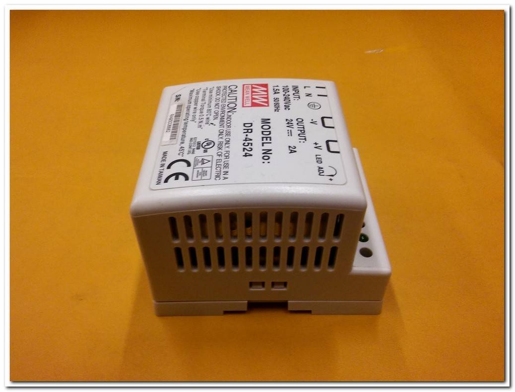 MEAN WELL DR-4524 POWER SUPPLY 24V 2A GÜÇ KAYNAĞI