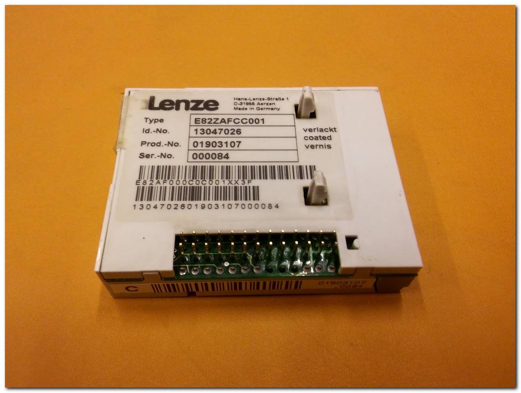 LENZE E82ZAFCC001 E82ZAFCC CANBUS MODULE 8200 VECTOR INVERTER SERİES MODÜL