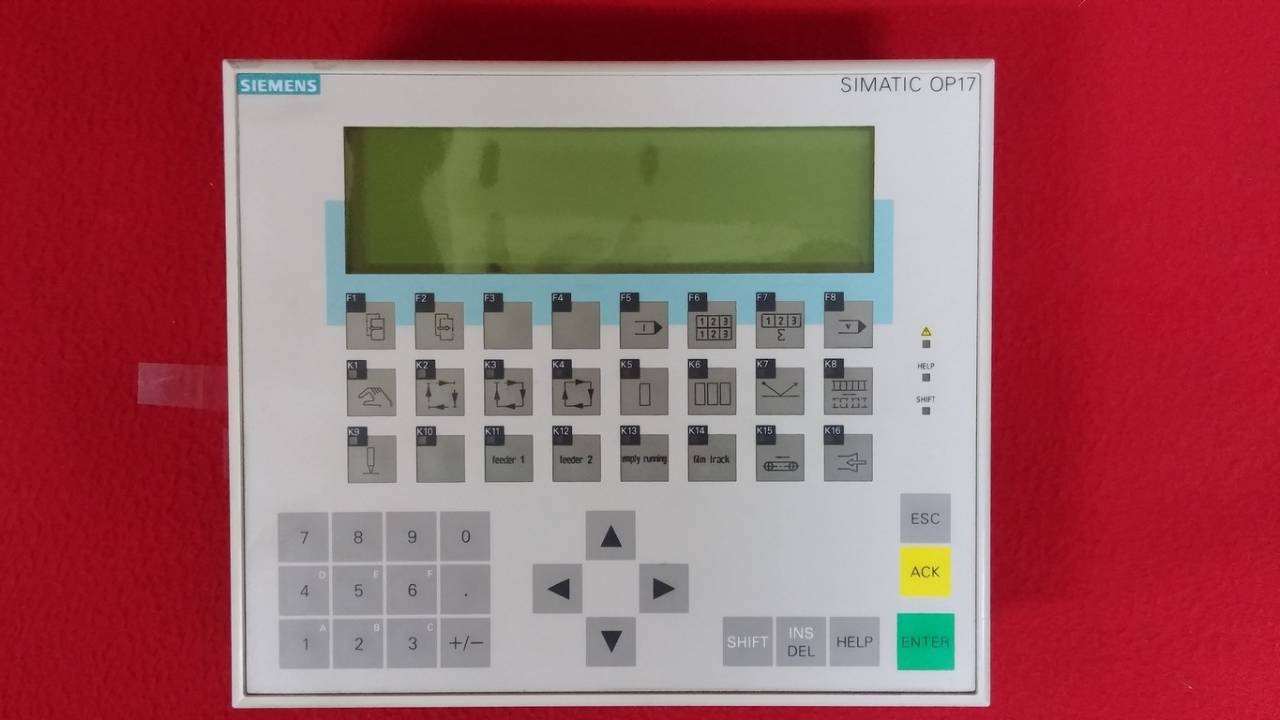 SIEMENS 6AV3 617-1JC20-0AX1 6AV3617-1JC20-0AX1OPERATÖR PANEL