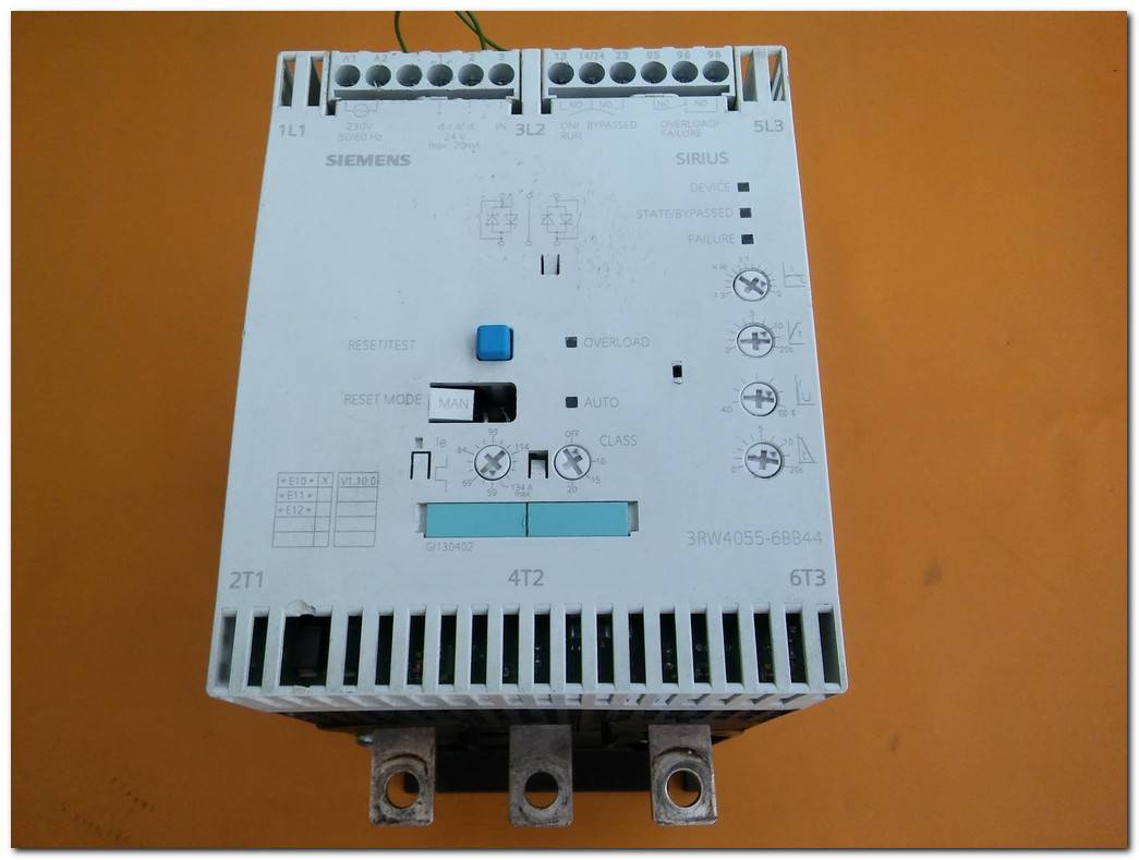 SIEMENS 3RW4055-6BB44 3RW4055 6BB44 3RW40556BB44 75 KW SOFT STARTER