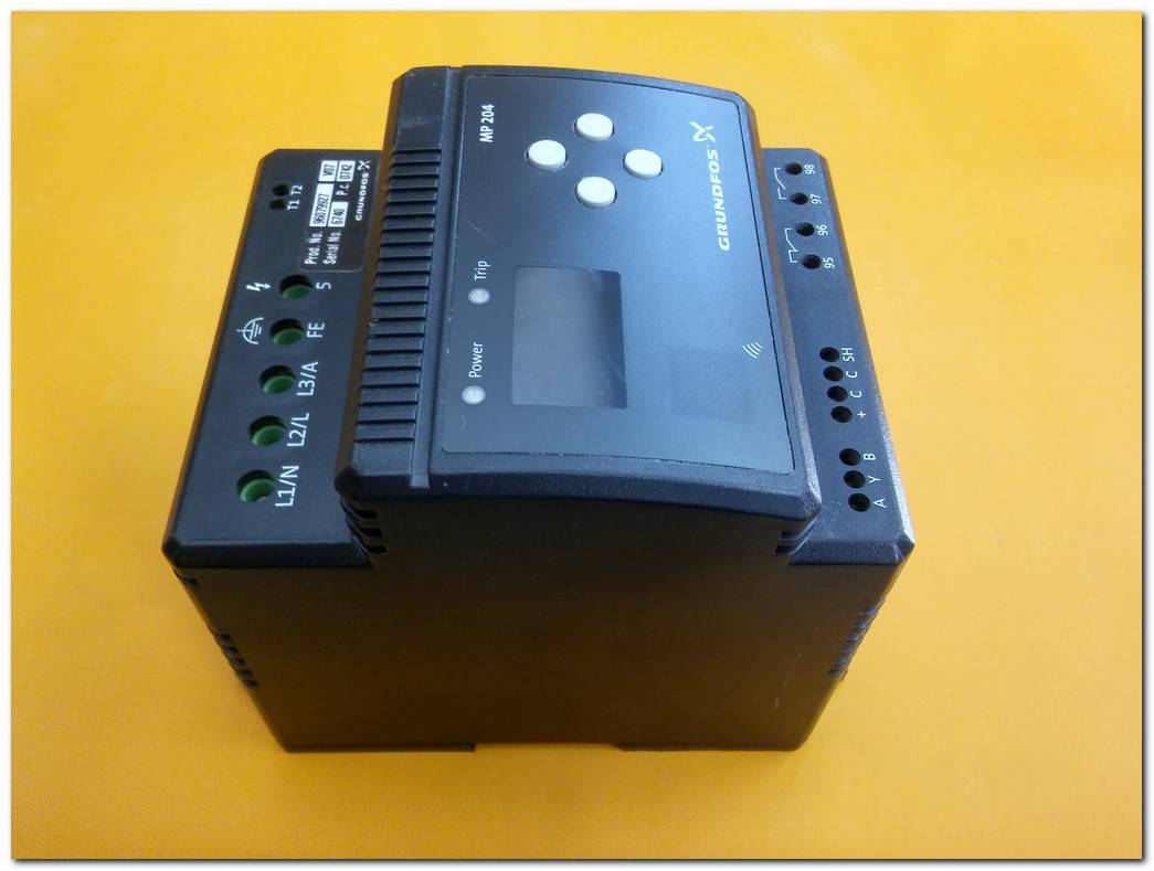 GRUNDFOS MP 204 ELEKTRONİK MOTOR KORUMA ÜNİTESİ MP204