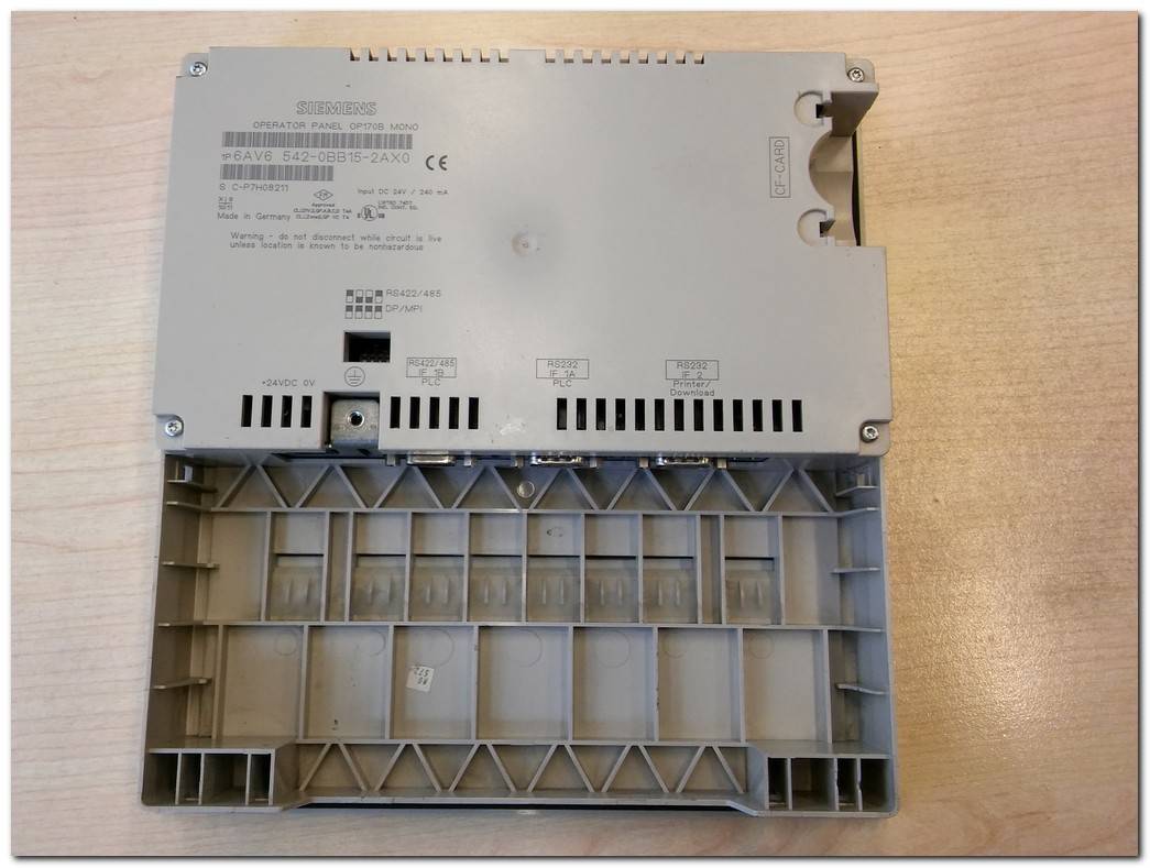 SIEMENS 6AV6 542-0BB15-2AX0 6AV6542-0BB15-2AX0 SIMATIC PANEL OP17 OP170B MONO OPERATÖR PANEL