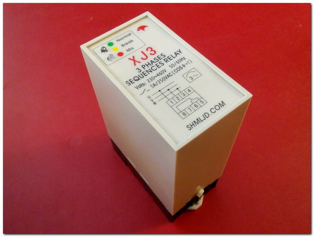 HYUNDAI XJ3 SHMLJD 3 PHASES SEQUENCES RELAY 3 FAZ SIRALAMA RÖLESİ
