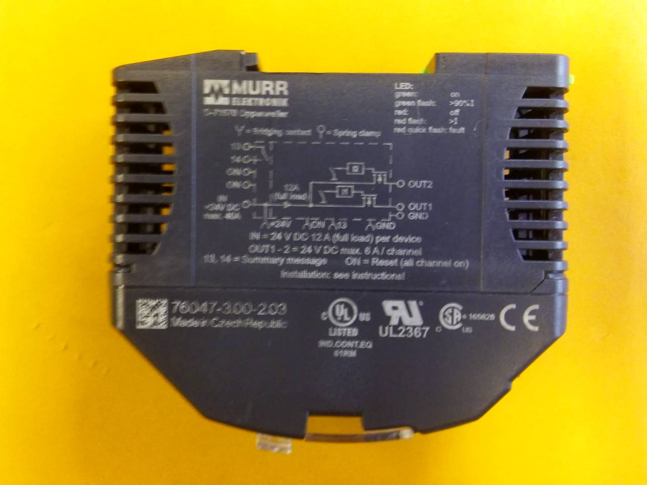 MURR ELEKTRONİK 9000-41042-0100600 D-71570 MİKROELEKTRONİK DEVRE KORUMASI