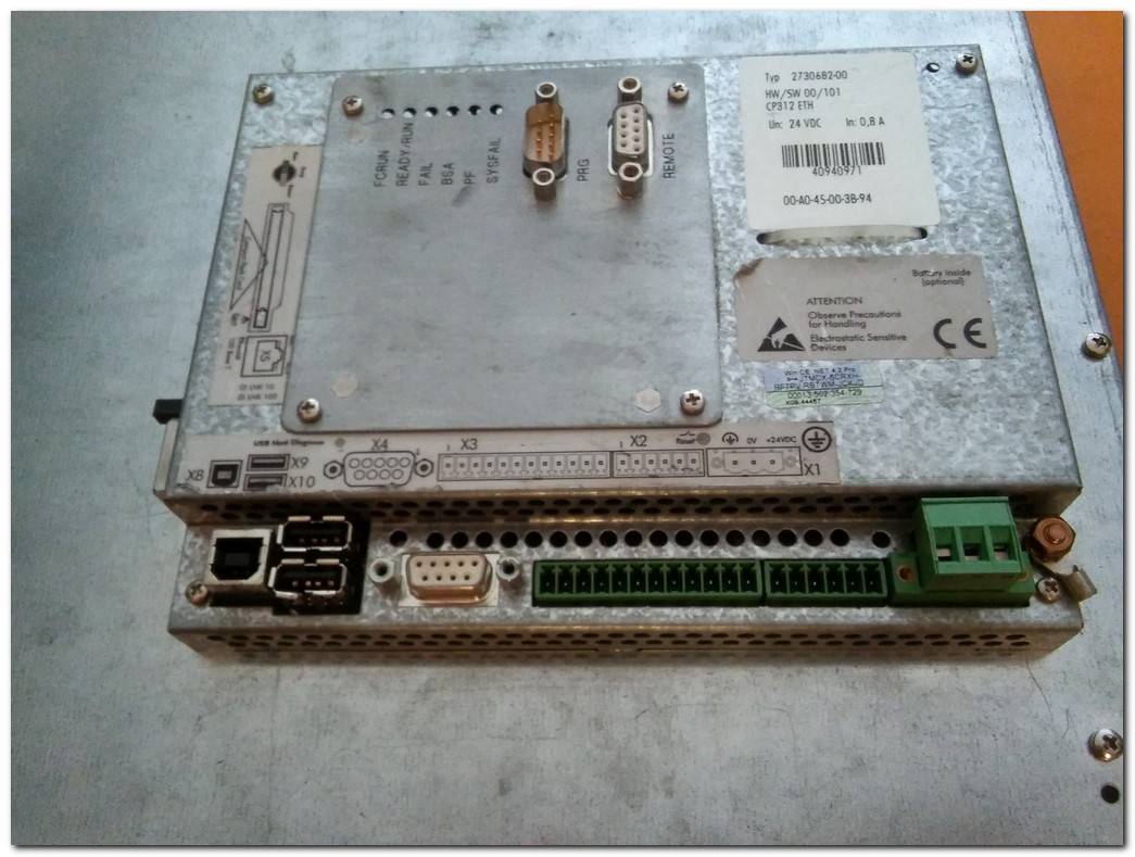 PHOENIX CONTACT CP312 ETH 2730682-00 HW-SW 00-101 HMI TOUCH OPERATÖR PANEL