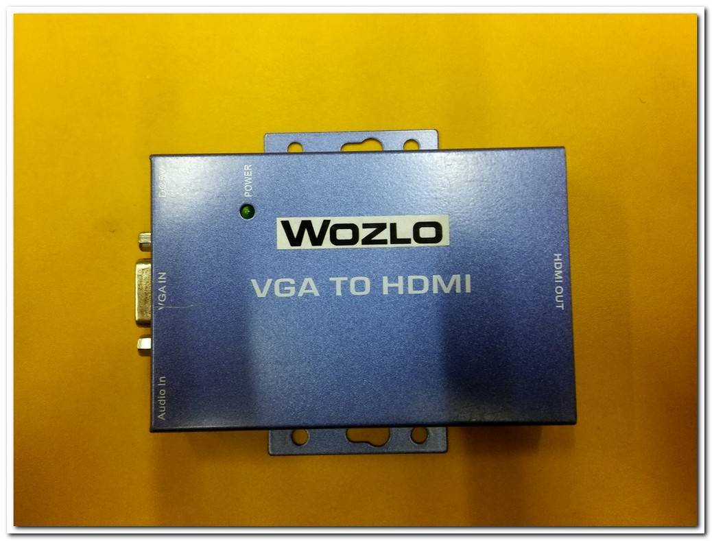 WOZLO VGA TO HDMI W1598  HDMI DÖNÜŞTÜRÜCÜ 