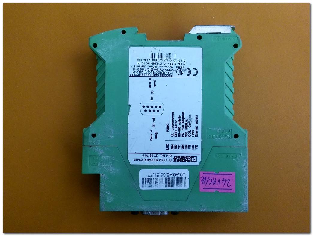 PHOENIX CONTACT 2708740 FL COM SERVER INPUT OUTPUT MODULE PLC ETHERNET MODÜLÜ