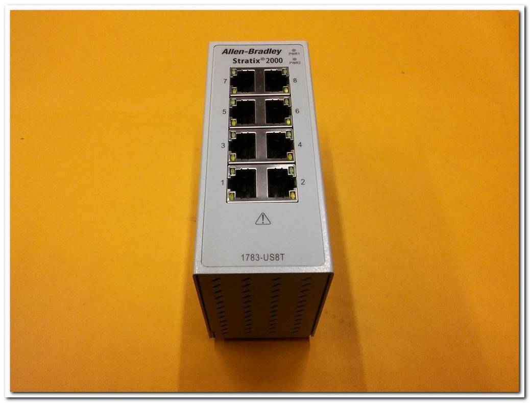 ALLEN BRADLEY STRATİX 2000 1783-US8T SERIES B ETHERNET UNMANAGED SWİTCH