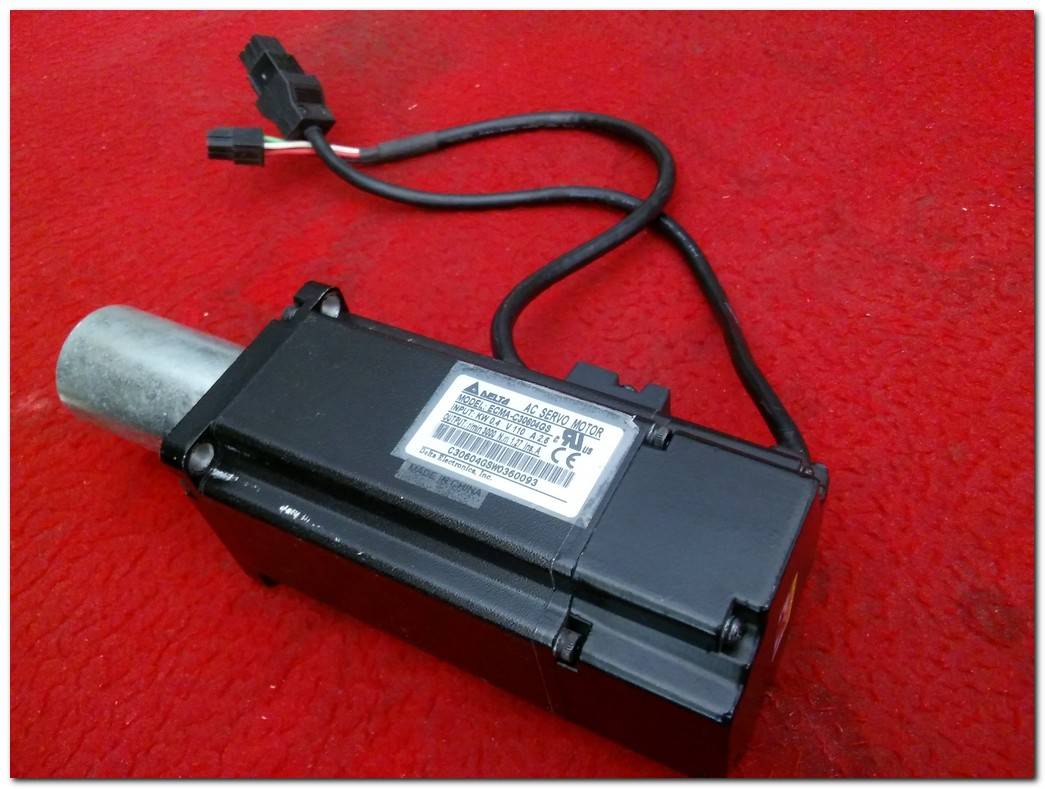 DELTA ECMA-C30604GS 0,4KW AC SERVO MOTOR ECMAC30604GS 0,4 KW SERVO MOTOR