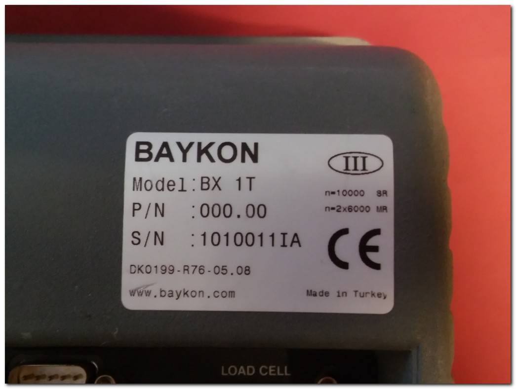 BAYKON BX 1 BX1 BX-1 TERAZİ KANTAR GÖSTERGESİ