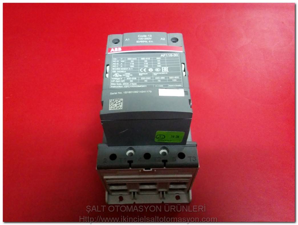 ABB AF116-30 1S160108214341179 55KW 100-250VDC KONTAKTÖR