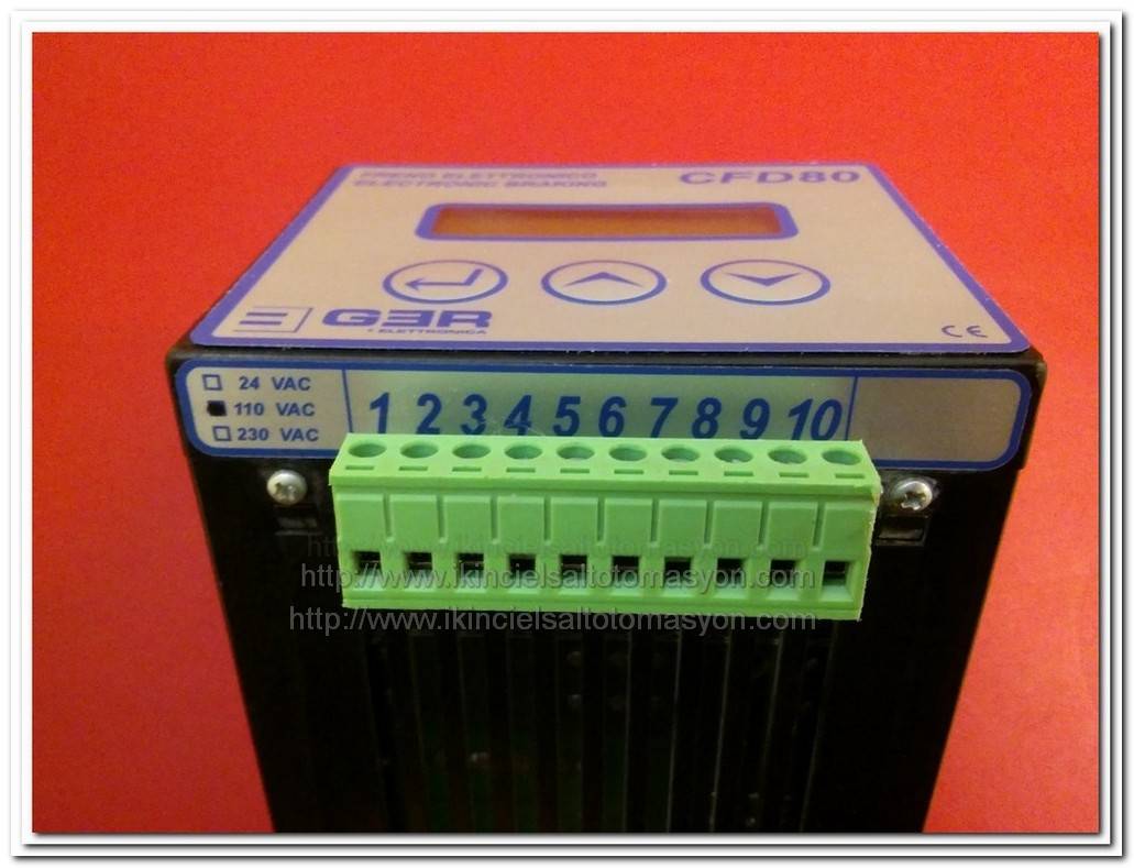 GER ELETTRONICA CFD80 24VAC ELEKTRONİK FREN CİHAZI