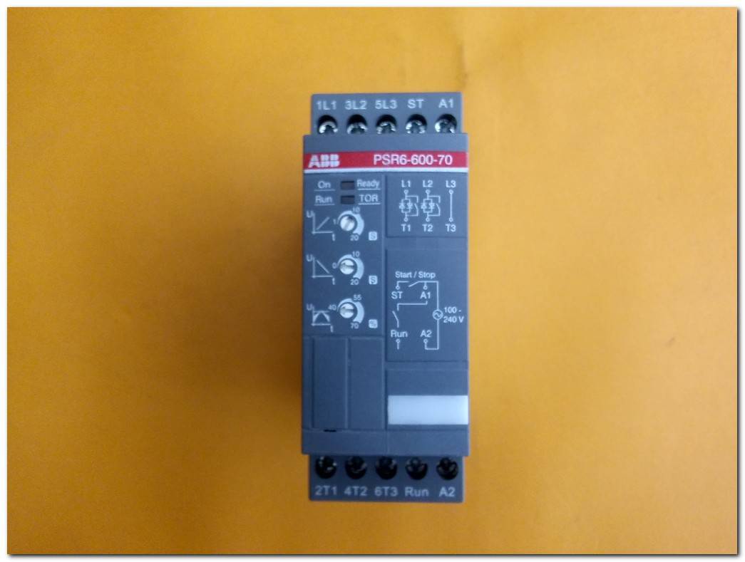 ABB PSR6-600-70 1SFA896104R7000 3KW SOFTSTARTER 3 KW YUMUŞAK YOL VERME