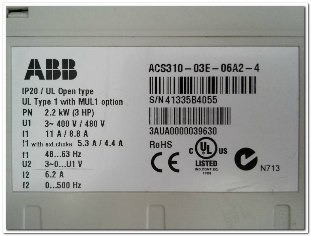 ABB ACS310-03E-06A2-4 ABB
