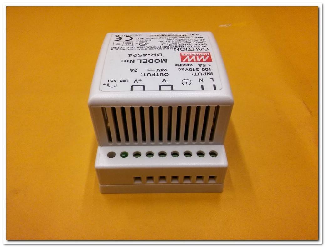MEAN WELL DR-4524 POWER SUPPLY 24V 2A GÜÇ KAYNAĞI
