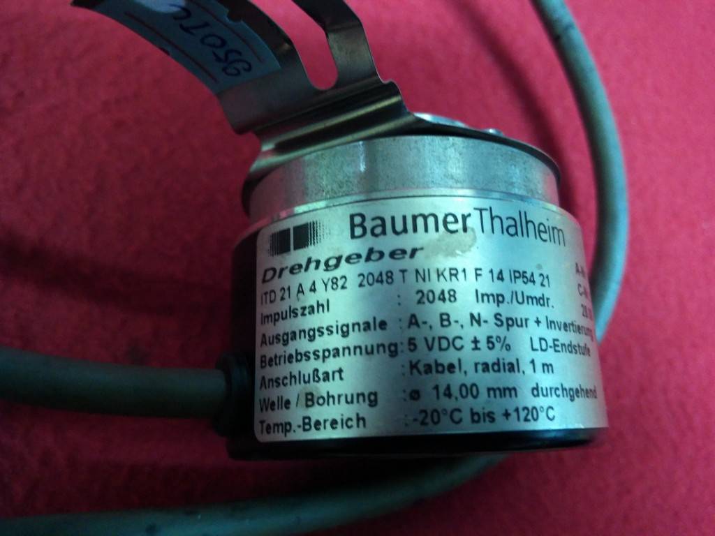 BAUMER THALHEİM ITD 21 A 4 Y82 2048 T NI KR1 F 14 IP54 21 ITD21A4Y82 ITD 1A ENCODER