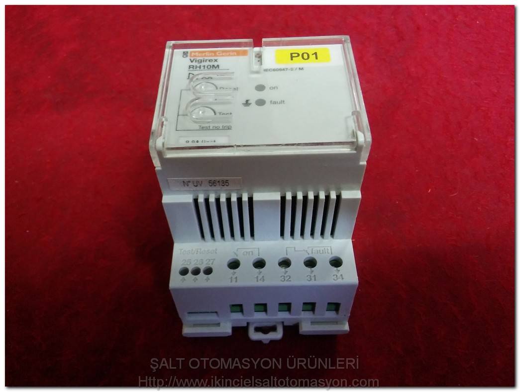 MERLİN GERİN RH10M SCHNEİDER VİGİREXTOPRAK KAÇAGI RÖLESİ KAÇAK AKIM KORUMA RÖLESİ