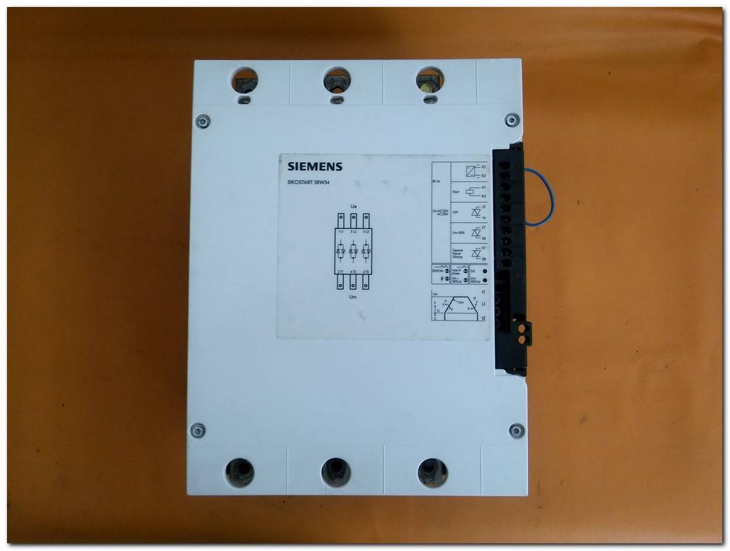 SIEMENS 3RW3468-0DC44 200KW SIKOSTART 3RW34 SOFTSTARTER 3RW3468-ODC44 200 KW YUMUŞAK YOL VERME