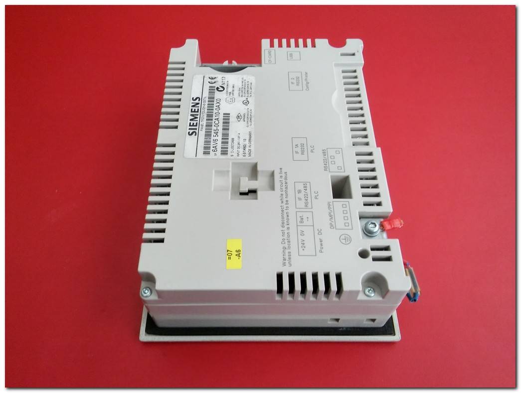 SIEMENS 6AV6 545-0CA10-0AX0 TP270 TOUCH-6 CSTN SIMATIC PANEL TOUCH HMI DOKUNMATİK OPERATÖR PANEL