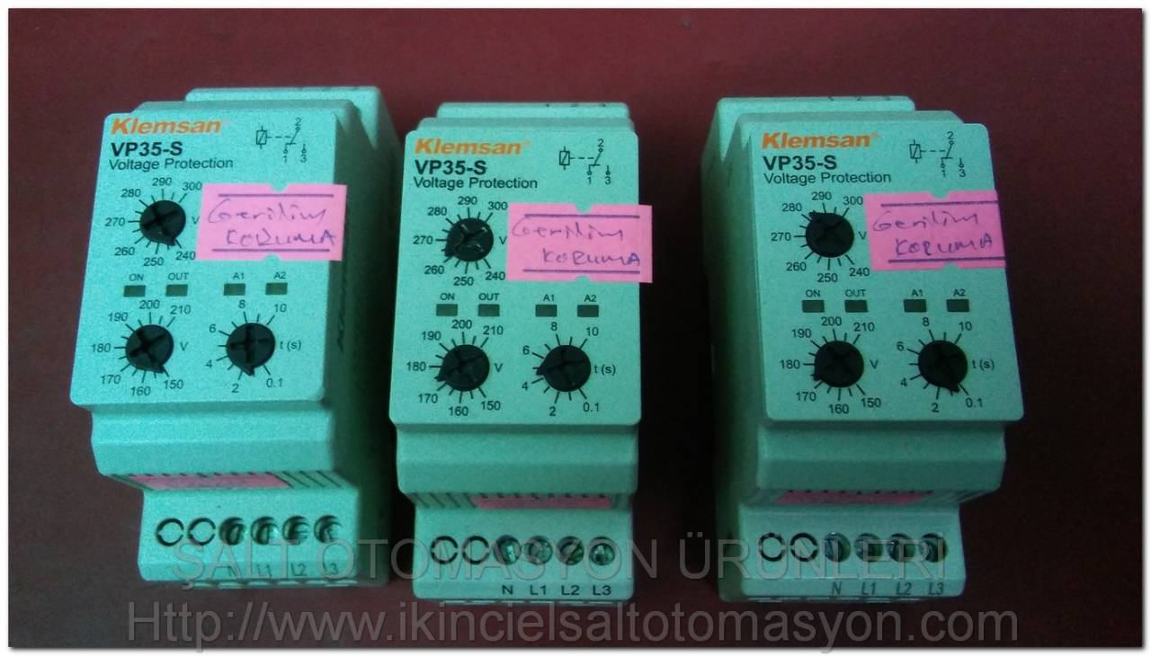 KLEMSAN VP35-S GERİLİM KORUMA RÖLESİ