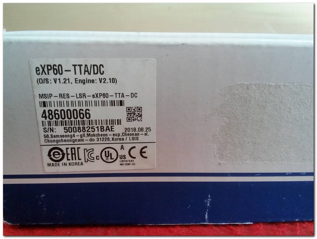 LS EXP60-TTA-DC EXP60TTADC SIFIR KUTULU HMI TOUCH OPERATÖR PANEL XGT PANEL