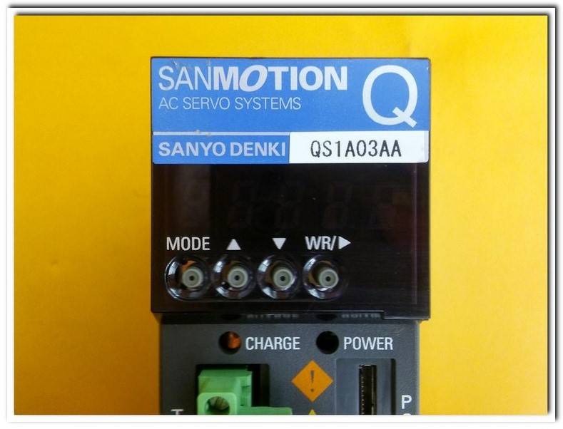 SANMOTION QS1A03AA AC SERVO SYSTEMS SANYO DENKI AC SORVO DRIVE 5.2A SÜRÜCÜ QS1A01AA