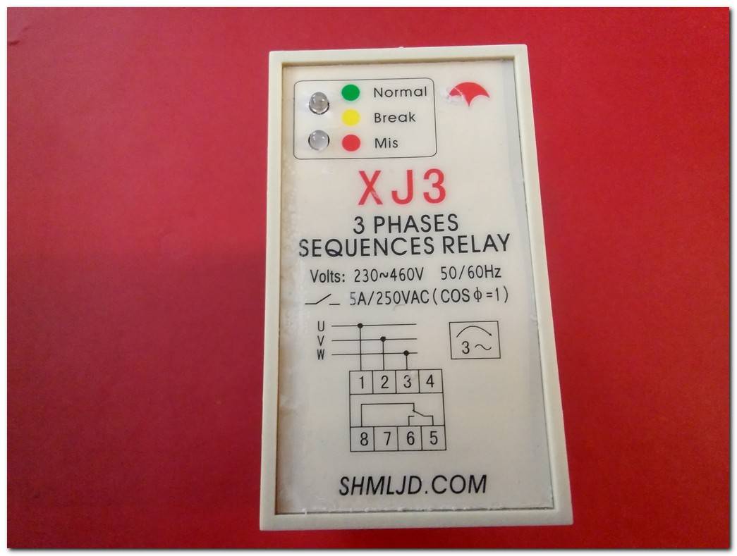 HYUNDAI XJ3 SHMLJD 3 PHASES SEQUENCES RELAY 3 FAZ SIRALAMA RÖLESİ