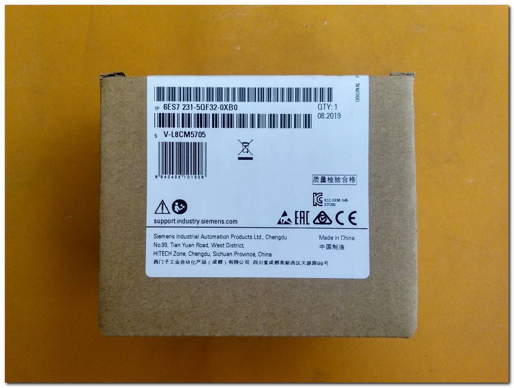 SIEMENS 6ES7 231-5QF32-0XB0 SIFIR KUTULU SIMATIC S7-1200 ANALOG INPUT MODULE