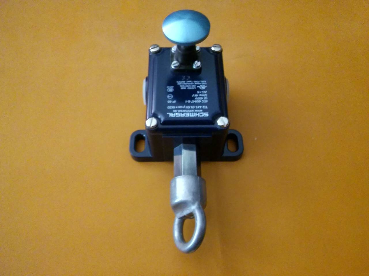 SCHMERSAL TQ 441-01-01Y-UE-R-M20 IEC 60947-5-1 SIFIR KUTULU SAFETY CABLE PULL SWITCH METAL ÇEKMELİ TEL ANAHTARI