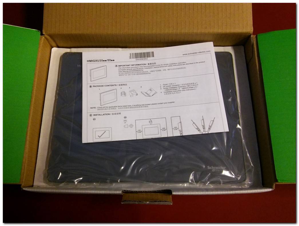 SCHNEİDER HMIGXU5512 TOUCH PANEL DOKUNMATİK RENKLİ EKRAN SIFIR KUTULU